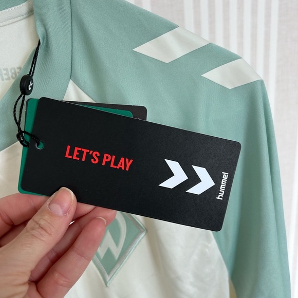 NWT 2024-2025 Werder Bremen Away Shirt Soccer Jersey Size US Small Mint/Cream - Picture 7 of 11